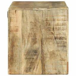 Berkfield Home TV Cabinet 60x32x36 cm Solid Wood Mango in Brown - Size: 60 x 32 x 36 cm - thumbnail 4