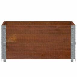 Berkfield Home Practical Garden Planter Brown 80x60 cm Solid Wood Pine