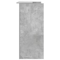 Berkfield Home Reception Desk Concrete Grey 100x50x103.5 cm Engineered Wood - thumbnail 6