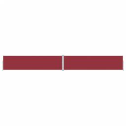 Berkfield Home Retractable Side Awning Red 160x1200 cm - thumbnail 2
