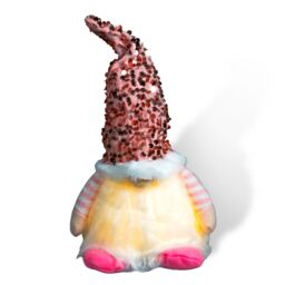 Netagon Battery Operated Light Up Glitter Gonk- Pink in White - thumbnail 6