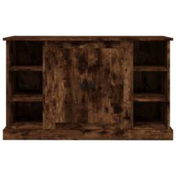 Berkfield Home Sideboard Smoked Oak 100x35.5x60 cm Engineered Wood in Brown - thumbnail 6