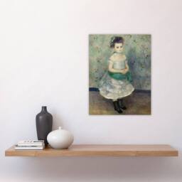 "Artery8 Jeanne Durand Ruel Renoir Vintage Wall Art Print Poster in Blue - Size: W12"" x H16""" - thumbnail 4