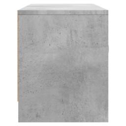 Berkfield Home TV Cabinet Concrete Grey 102x30x37.5 cm Engineered Wood - thumbnail 7