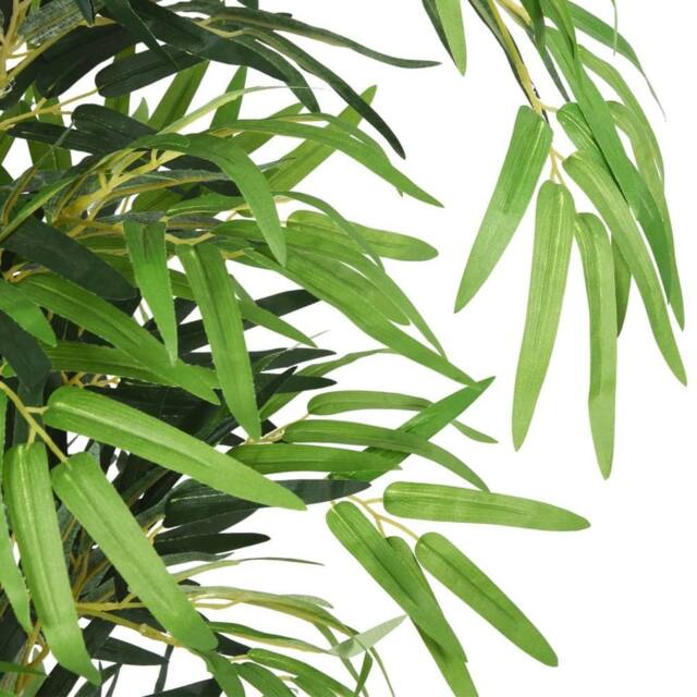 Berkfield Home Artificial Bamboo Tree 1095 Leaves 150 cm Green - image 1