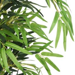 Berkfield Home Artificial Bamboo Tree 1095 Leaves 150 cm Green