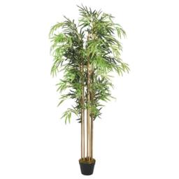 Berkfield Home Artificial Bamboo Tree 1095 Leaves 150 cm Green - thumbnail 2