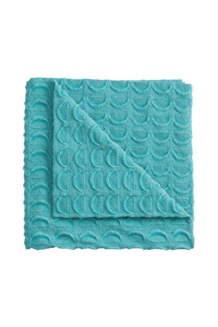 Helena Springfield 'Mimi' Knit Throw in Turquoise - image 1
