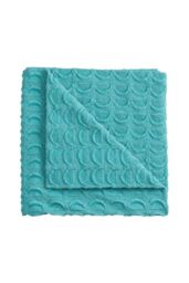 Helena Springfield 'Mimi' Knit Throw in Turquoise - thumbnail 1
