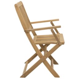 Berkfield Home Folding Garden Chairs 4 pcs 57.5x54.5x90 cm Solid Wood Acacia in Brown - thumbnail 6
