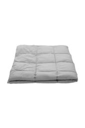 Living and Home Down Alternative Quilted Duvet Insert with Corner Tabs in Light Grey - Size: Single - thumbnail 6