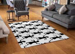 Benjamin Tate Design Egyptian Tribal Art Rug in Natural - Size: Large - thumbnail 2