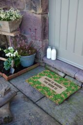 Artsy Mats Home Is Where The Herb Is Doormat (60 x 40cm) in Brown - Size: 40 cm x 60 cm - thumbnail 6