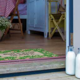 Artsy Mats Home Is Where The Herb Is Doormat (60 x 40cm) in Brown - Size: 40 cm x 60 cm - thumbnail 4