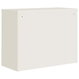 Berkfield Home File Cabinet White 90x40x70 cm Steel - Size: 90 x 40 x 70 cm - thumbnail 6