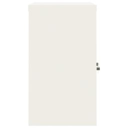 Berkfield Home File Cabinet White 90x40x70 cm Steel - Size: 90 x 40 x 70 cm - thumbnail 5