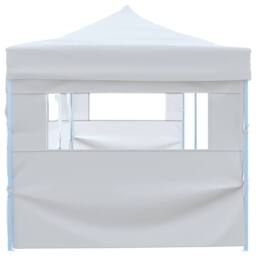 Berkfield Home Folding Pop-up Party Tent with 5 Sidewalls 3x9 m White - thumbnail 3