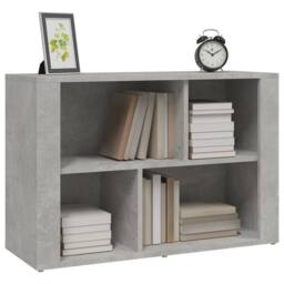 Berkfield Home Sideboard Concrete Grey 80x30x54 cm Engineered Wood - Size: 80 x 30 x 54 cm - thumbnail 4