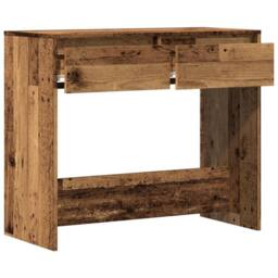 Berkfield Home Decorative Console Table Old Wood 89x41x76.5 cm Engineered Wood in Brown - thumbnail 5