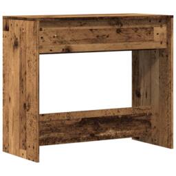 Berkfield Home Decorative Console Table Old Wood 89x41x76.5 cm Engineered Wood in Brown - thumbnail 7