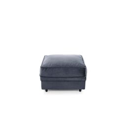 Abakus Direct Chicago Spill-Proof Velvet Footstool in Dark Grey - thumbnail 4