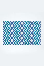 Homescapes Super Absorbent Soft Cotton Bath Mat in Teal
