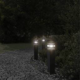 Berkfield Home Outdoor Floor Lamp Black 50 cm Aluminium - thumbnail 3