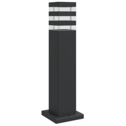 Berkfield Home Outdoor Floor Lamp Black 50 cm Aluminium - thumbnail 2
