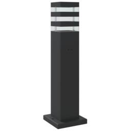 Berkfield Home Outdoor Floor Lamp Black 50 cm Aluminium - thumbnail 6