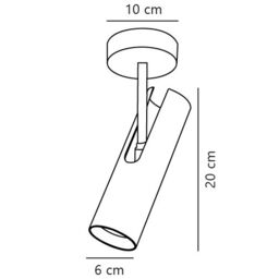 Nordlux Modern Indoor Ceiling Light White Metal GU10 Adjustable Head - Mains Powered, IP20 - thumbnail 4