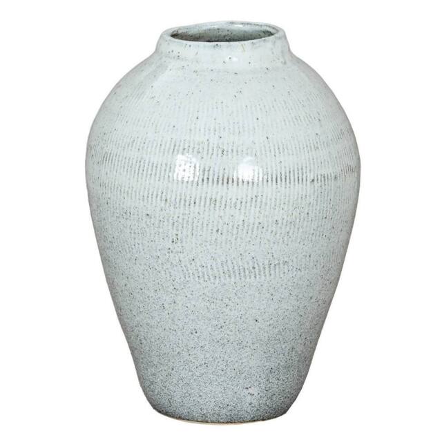 Lemon Pavilion Furniture and Decor Kemi Large Olpe Vase - Ceramic - L27 x W27 x H44 cm - White - image 1