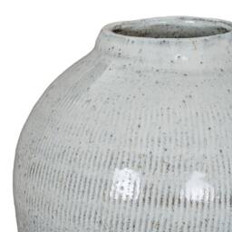 Lemon Pavilion Furniture and Decor Kemi Large Olpe Vase - Ceramic - L27 x W27 x H44 cm - White - thumbnail 3