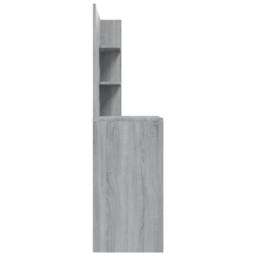 Berkfield Home Dressing Table with Mirror Grey Sonoma 74.5x40x141 cm - thumbnail 8