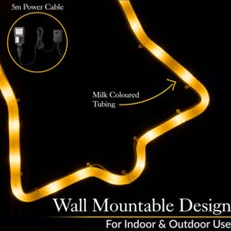 Christow Bell Rope Light Outdoor Christmas Decoration LED Xmas Silhouette Set of 3 - Size: 1 Pack - thumbnail 5