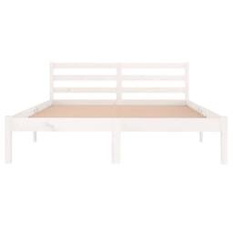 Berkfield Home Day Bed Solid Wood Pine 140x200 cm Double White - thumbnail 4