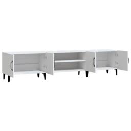 Berkfield Home TV Cabinet White 180x31.5x40 cm Engineered Wood - thumbnail 7