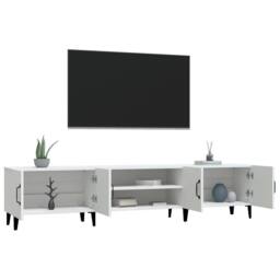 Berkfield Home TV Cabinet White 180x31.5x40 cm Engineered Wood - thumbnail 5