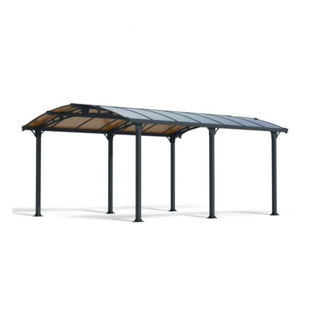 Palram Tucson 5000 Garden Gazebo - Grey - L507 x W359 x H242 cm - image 1