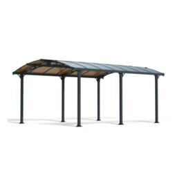 Palram Tucson 5000 Garden Gazebo - Grey - L507 x W359 x H242 cm - thumbnail 1