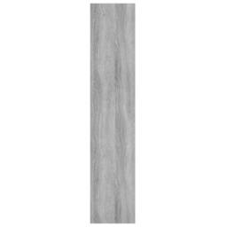 Berkfield Home Wall Shelf Grey Sonoma 90x16x78 cm Engineered Wood - Size: 90 x 16 x 78 cm - thumbnail 5