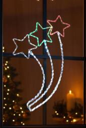 Marco Paul LED Shooting Star Christmas Rope Light Decoration - thumbnail 2