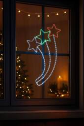 Marco Paul LED Shooting Star Christmas Rope Light Decoration - thumbnail 3