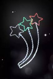 Marco Paul LED Shooting Star Christmas Rope Light Decoration - thumbnail 1