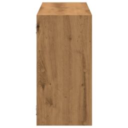 Berkfield Home Wall Shelf Artisian Oak 100x25x50 cm Engineered Wood in Brown - Size: 100 x 25 x 50 cm - thumbnail 5