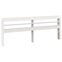 Berkfield Home Bed Frame with Headboard without Mattress White 180x200 cm Super King - thumbnail 6