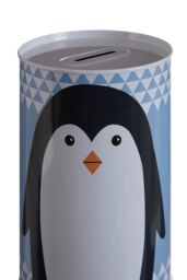 Orsina Parker The Penguin Large Money Tin in Blue - thumbnail 4