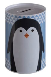Orsina Parker The Penguin Large Money Tin in Blue - thumbnail 3