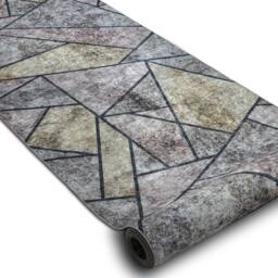 RugsX Anti-Slip Lotus Runner in Grey - Size: 100 cm x 150 cm - thumbnail 2