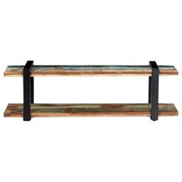 Berkfield Home TV Cabinet 130x40x40 cm Solid Reclaimed Wood - Size: 130 x 40 x 40 cm - thumbnail 3