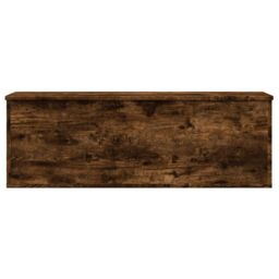 Berkfield Home Storage Box Smoked Oak 102x35x35 cm Engineered Wood in Brown - Size: 102 x 35 x 35 cm - thumbnail 4